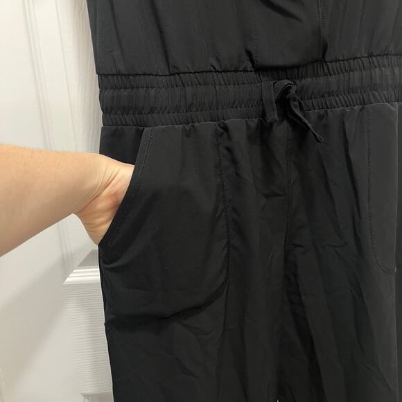 Albion Short Sleeve Jogger Jumpsuit XS Black - Picture 8 of 15